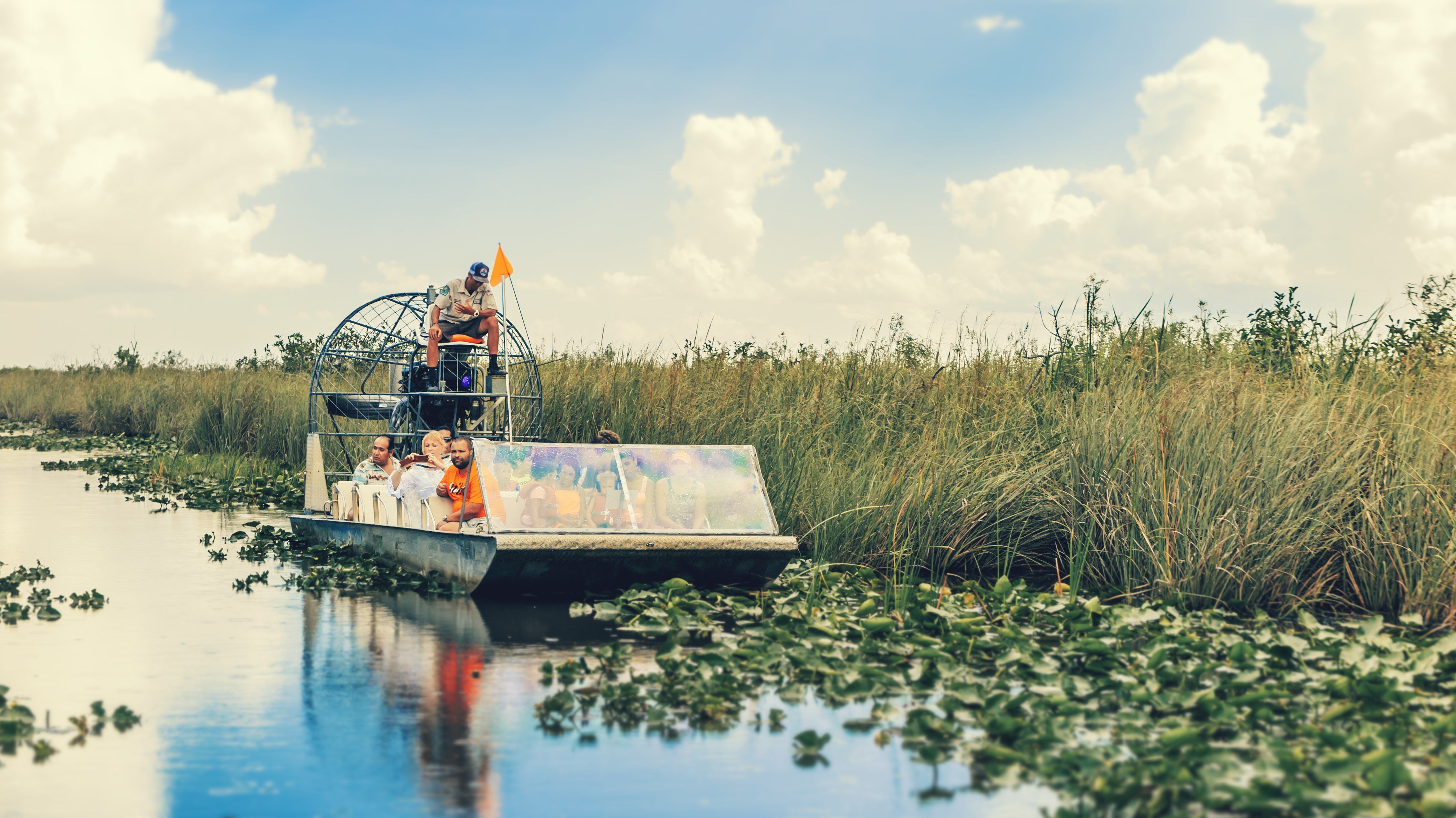 Airboat in de Everglades