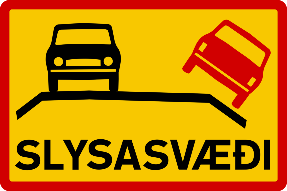 Verkeersbord IJsland