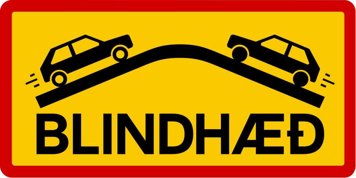 Verkeersbord IJsland