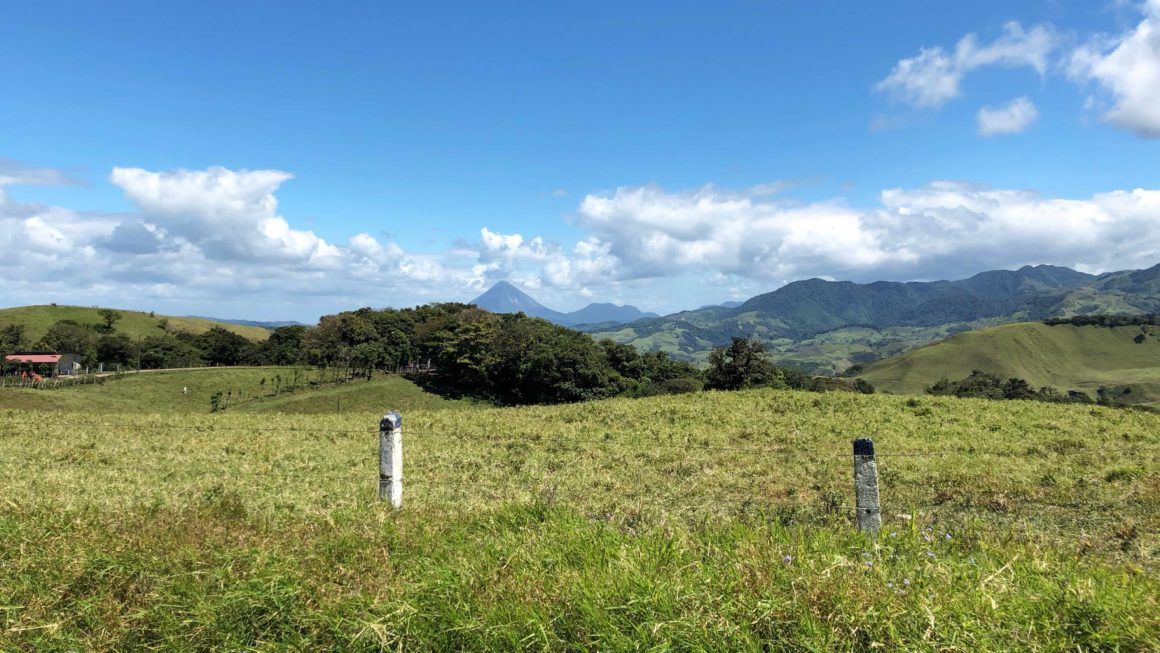 Uitzicht rijden door Costa Rica