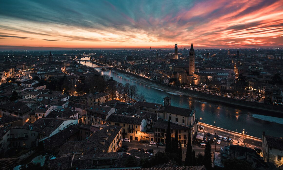Verona in de nacht